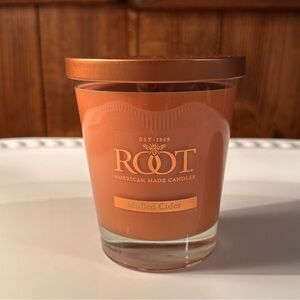ROOT CANDLES MULLED CIDER LARGE VERIGLASS CANDLE, UP TO 70 HR BURN TIME, BEESWAX